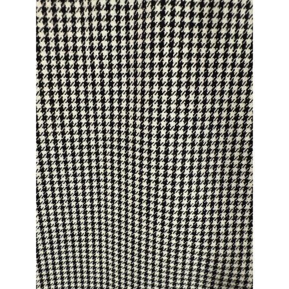 Vintage 90s Westbound Houndstooth Mini Overall Dress Petite Small 100% Cotton - Picture 6 of 7
